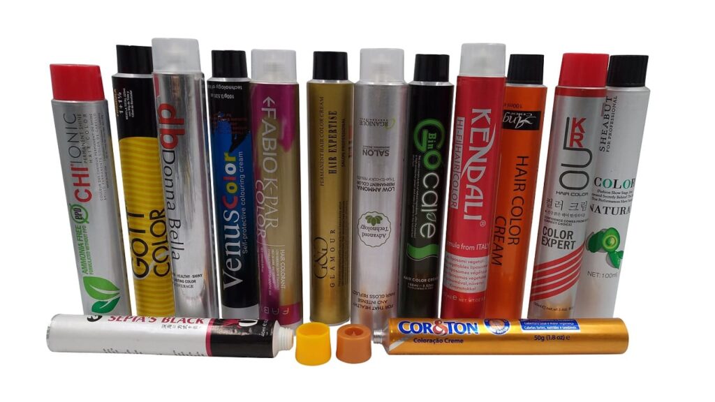 Aluminum cosmetic tubes