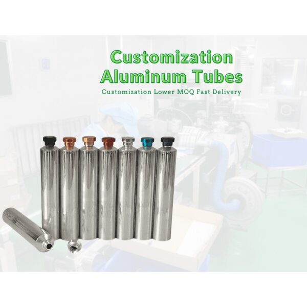 aluminum tube with metal cap