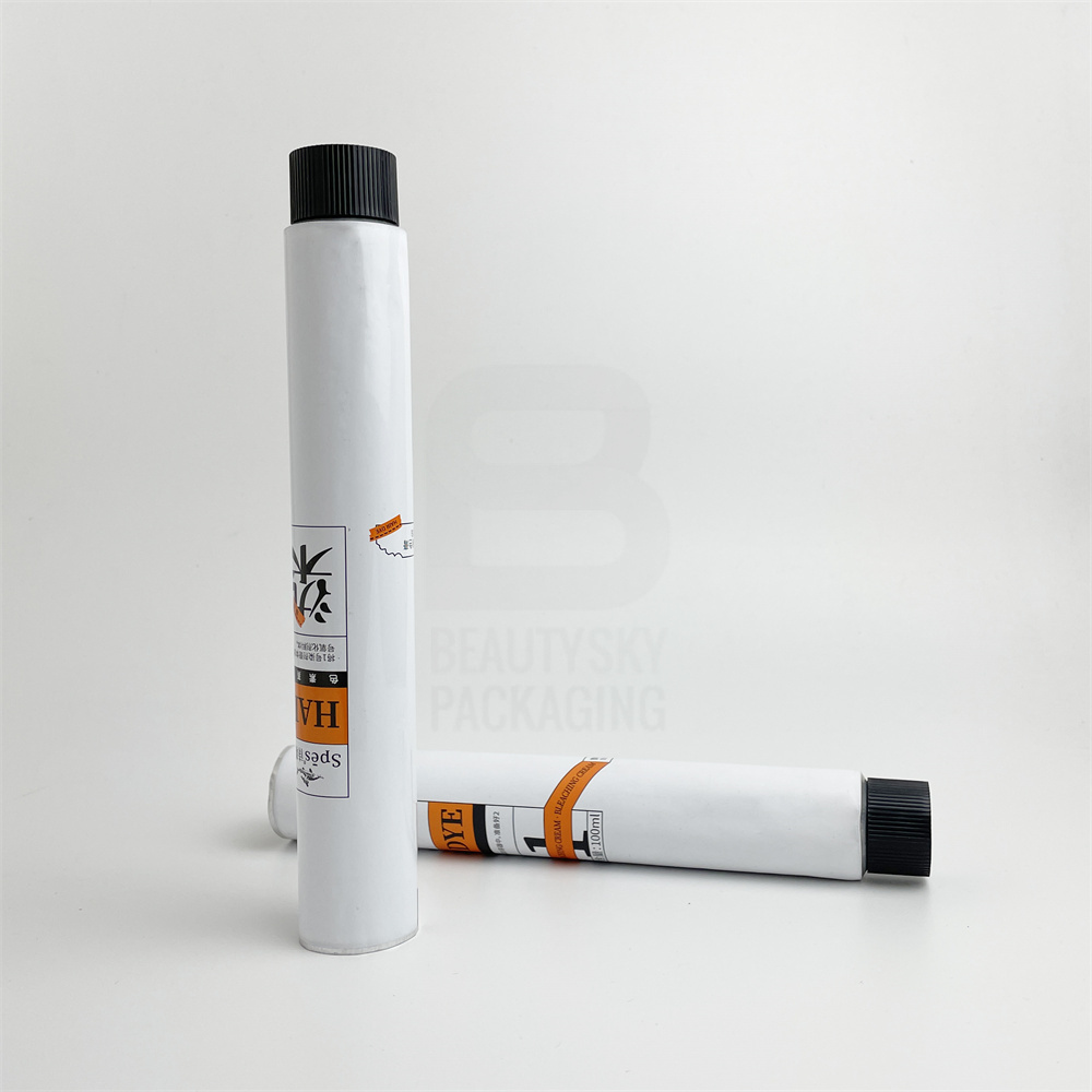 MOQ 1000pcs 100ml customized aluminum tubes